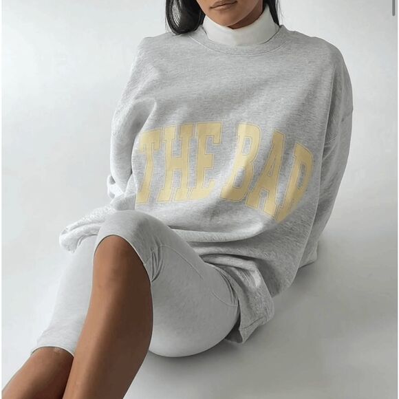 The Bar INSIDE OUT VARSITY LT HEATHER GREY - Picture 2 of 13